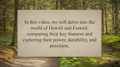 'Video thumbnail for Dewalt VS Festool Miter Saw, Is Festool better than Dewalt?'