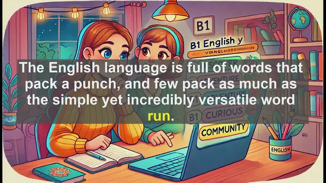 Video thumbnail for 2500 Must Know CEFR B1 Vocabulary - The Many Meanings of 'Run': A B1 English Vocabulary Lesson