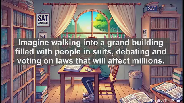 Video thumbnail for 5000 Must Know SAT Vocabulary - What is a Legislator? Understanding the Role of Lawmakers