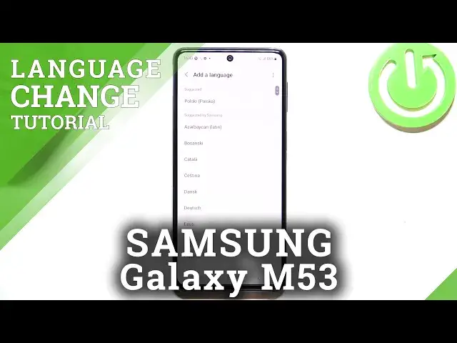'Video thumbnail for How to Change System Language on SAMSUNG Galaxy M53 - Set Up System Language'