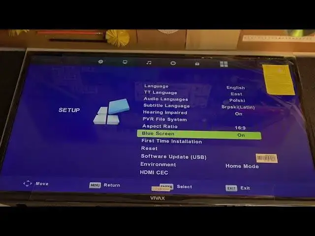 Video thumbnail for How To Turn Off Blue Screen on VIVAX 32 TV-32LE112T2 Android Smart TV - Change Menu Background