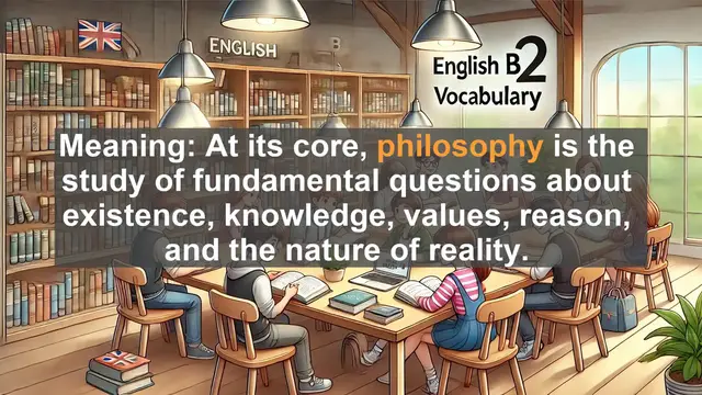 Video thumbnail for 1500 Must Know CEFR B2 Vocabulary - Philosophy: The Love of Wisdom Explained