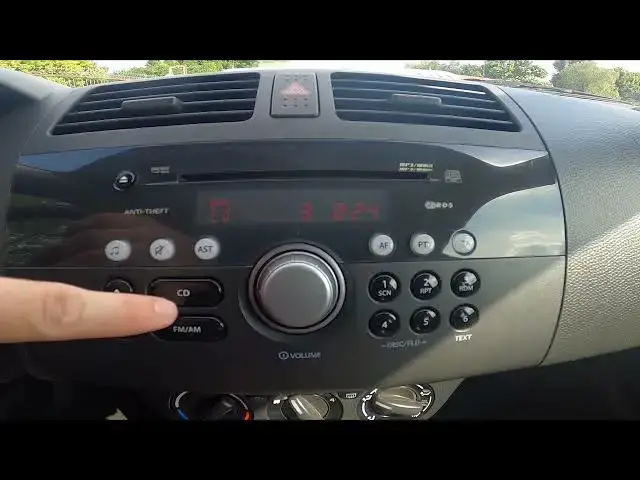 'Video thumbnail for How to Change Radio Source in Suzuki Swift IV ( 2004 - 2010 ) - Enable AUX or Bluetooth'