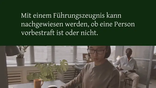 Video thumbnail for Führungszeugnis: Antrag, Kosten & Gebührenbefreiung