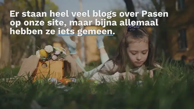 Video thumbnail for Pasen baby – een blog vanaf welke leeftijd paaseieren verstoppen?