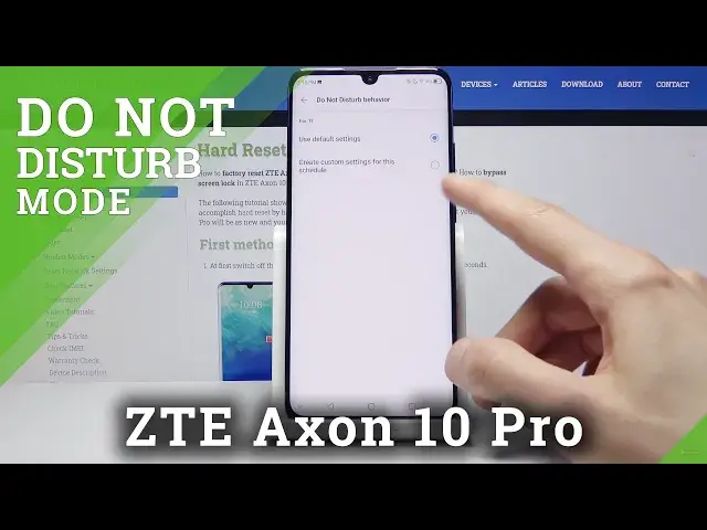 'Video thumbnail for How to Enter Do Not Disturb Mode in ZTE Axon 10 Pro – Enable Silent Mode'