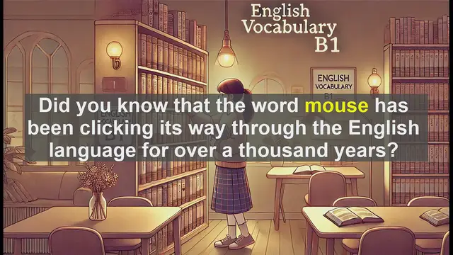Video thumbnail for 2500 Must Know CEFR B1 Vocabulary - The Word 'Mouse': From Rodents to Computer Devices