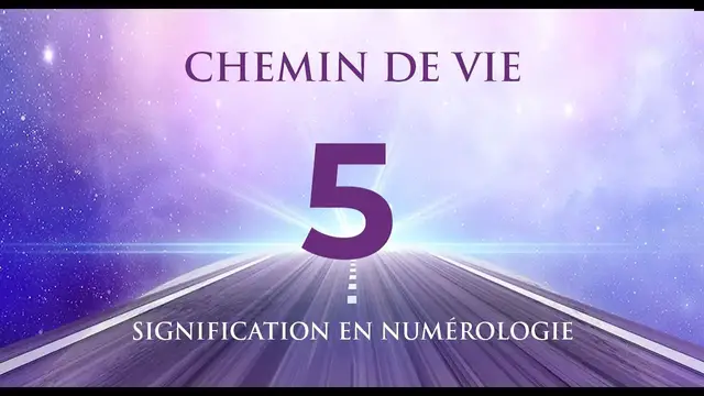 Video thumbnail for ?️ CHEMIN DE VIE 5 EN NUMÉROLOGIE : Tout savoir !