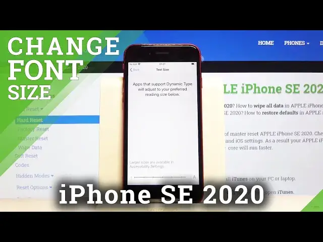 'Video thumbnail for How to Change Font Size on iPhone SE 2020 – Personalize Font'