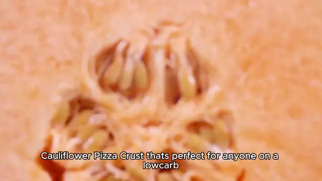 Video thumbnail for Cauliflower Pizza Crust Recipe