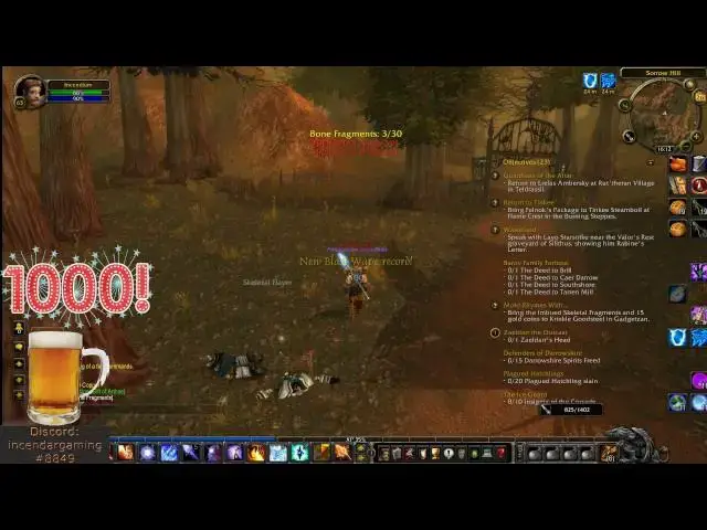 Video thumbnail for Thanks all! 1,000 Subs Some Nostalga from WoW Wrath of Lich King Human Mage plaguelands