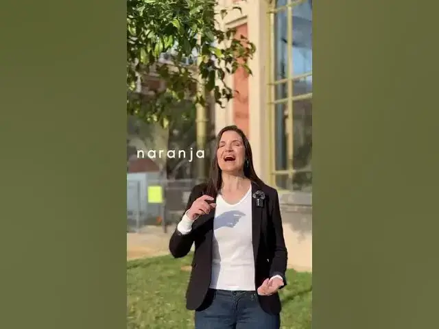 Video thumbnail for How do we say orange in Spanish?