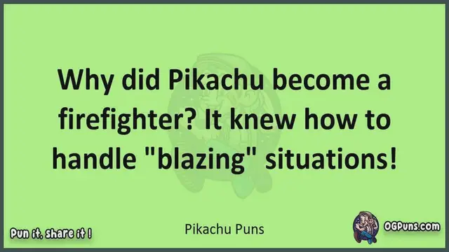 Video thumbnail for Pikachu - Jokes, Puns, Wordplays, and Laughter