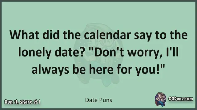 Video thumbnail for Date - Jokes, Puns, Wordplays, and Laughter