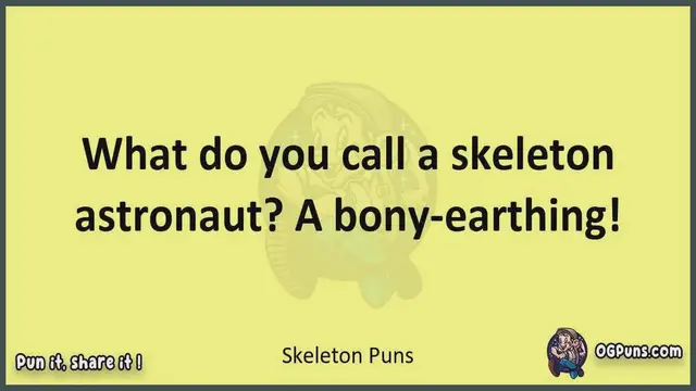 Video thumbnail for Skeleton - Jokes, Puns, Wordplays, and Laughter