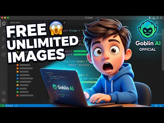 Video thumbnail for Goblin AI FREE 😱 Unlimited AI Image Generation (No API Key, No Signup, No Limits)