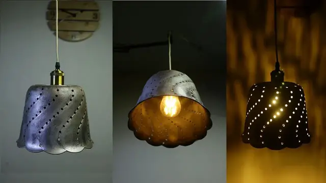 'Video thumbnail for RFL plastic jar to make beautiful hanging lampshade @tubelife69'
