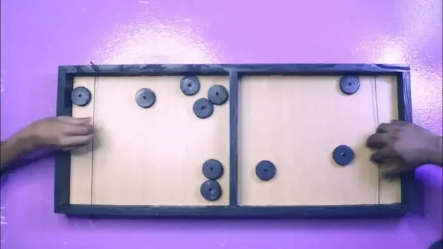 'Video thumbnail for wooden sling hockey game'