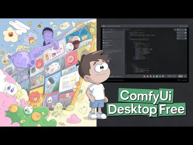 Video thumbnail for ComfyUI Desktop Unlimited FREE Forever AI – Run any AI Model to Generate Images, Video & Audio