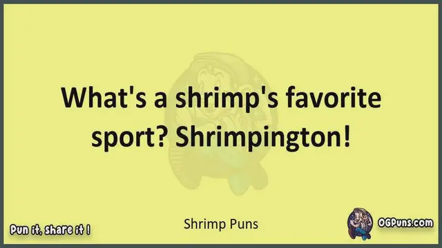 Video thumbnail for Shrimp - Jokes, Puns, Wordplays, and Laughter