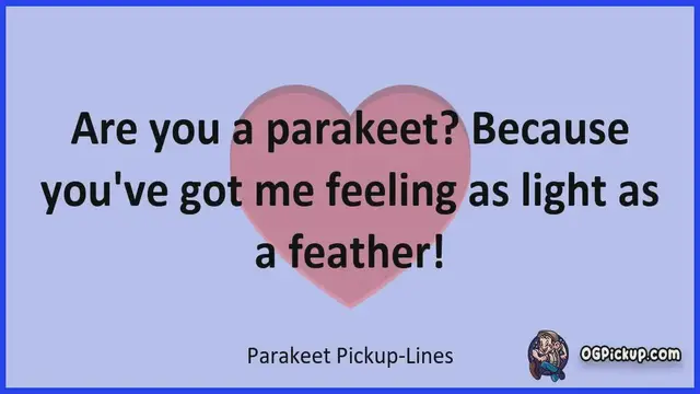 Video thumbnail for Parakeet - Pickup-Lines & Rizz for Him & for Her