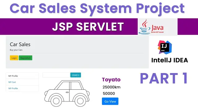 Video thumbnail for Car Sales System Project using Jsp Servlet  | Part 1