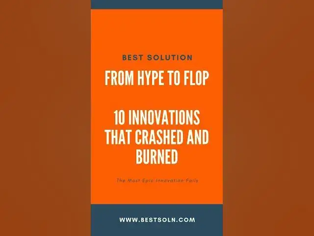 Video thumbnail for Top 10 Innovations that Failed Miserably #shorts #startup #entrepreneurship #innovation #products