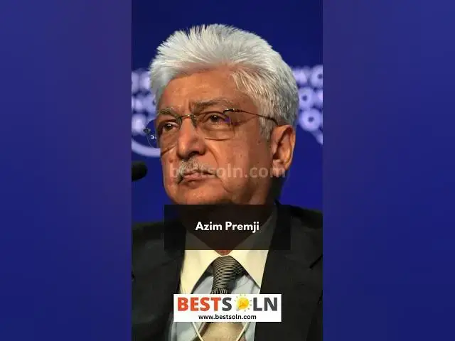 Video thumbnail for Azim Premji Life Story #shorts #azimpremji #wipro #wiprolimited #entrepreneurship #story #startup