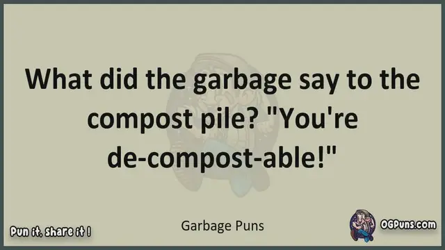 Video thumbnail for Garbage - Jokes, Puns, Wordplays, and Laughter