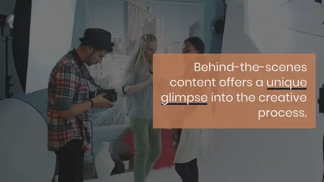 Video thumbnail for Behind the Scenes Content