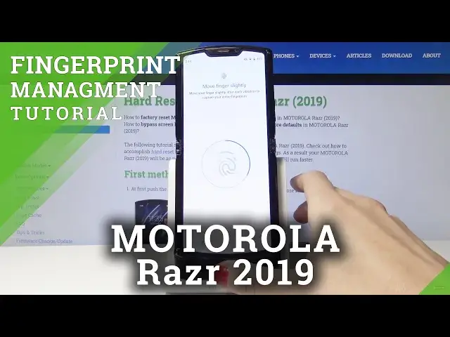 Video thumbnail for How to Set Up Unlocking via Fingerprint in MOTOROLA Razr 2019 – Add Fingerprint