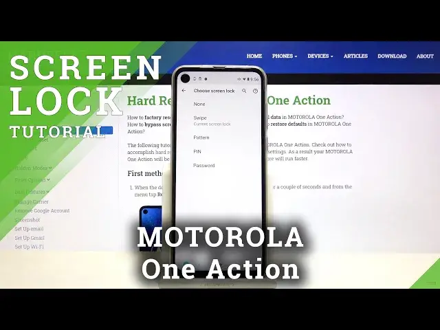 'Video thumbnail for How to Change Lock Method on MOTOROLA One Action – Set Up Screen Lock'