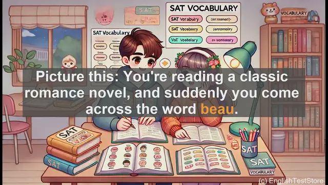 Video thumbnail for 5000 Must Know SAT Vocabulary - What Does 'Beau' Mean? SAT Vocabulary Explained
