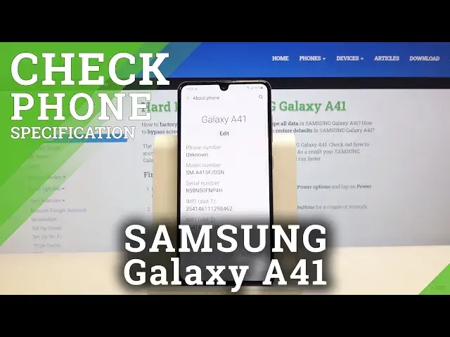 'Video thumbnail for How to Discover More Details about Samsung Galaxy A41 - Check Phone Specification'