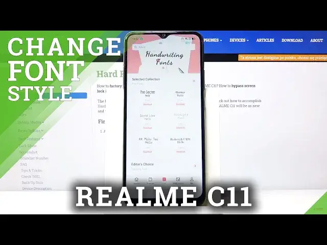 'Video thumbnail for How to Change Font Style in REALME C11 - Display Settings'