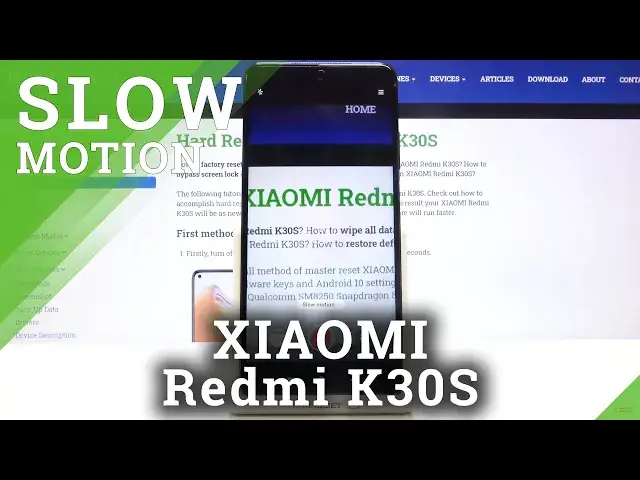 Video thumbnail for How to Record Video in Slow Motion in XIAOMI Redmi K30S – Slow Motion