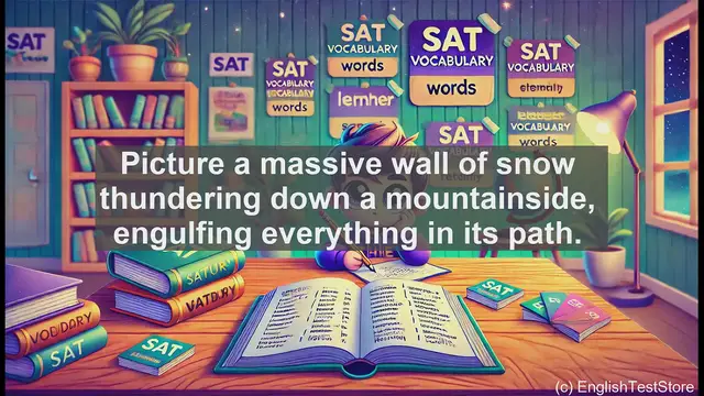 Video thumbnail for 5000 Must Know SAT Vocabulary - Avalanche: Exploring a Powerful SAT Vocabulary Word
