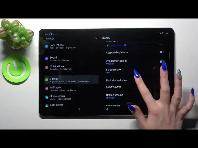 'Video thumbnail for How to Set Up Font Size in SAMUSNG Galaxy Tab S7 FE – Change Font Style'
