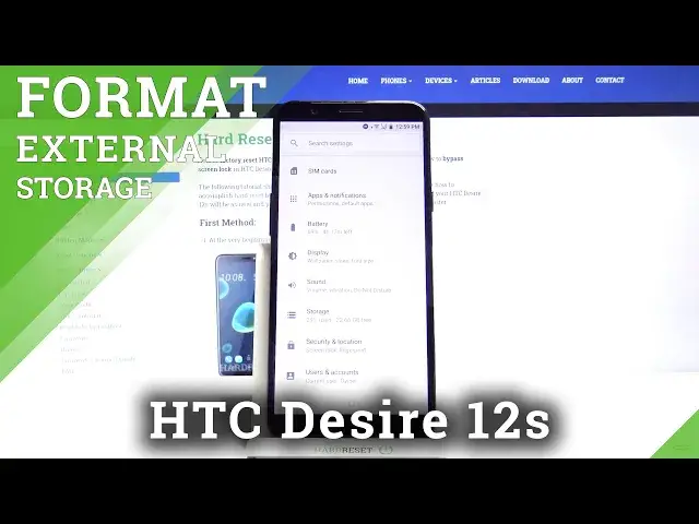 'Video thumbnail for How to Format SD Card in HTC Desire 12s – Fix Memory Card'
