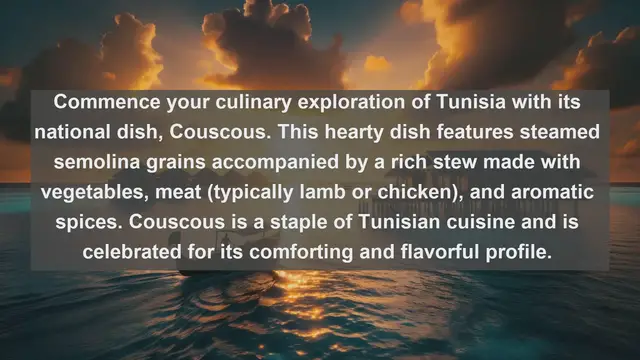 Video thumbnail for Tunisian Delights: Top 10 Mouthwatering Tunisian Dishes You Must Try!