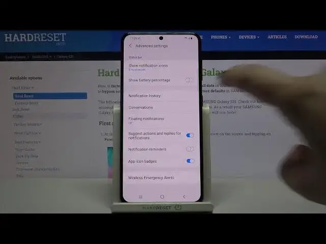 'Video thumbnail for How to Show Battery Percentage on SAMSUNG Galaxy S21 – Turn On Battery Percentage'