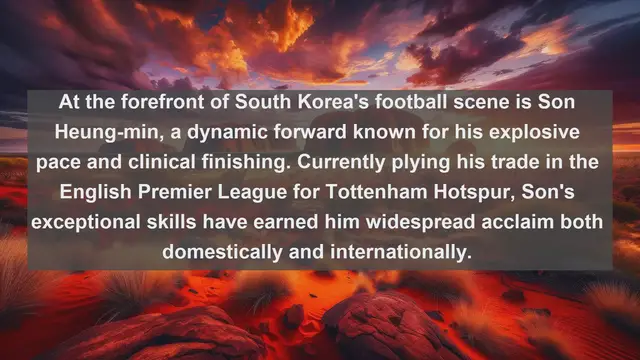 Video thumbnail for South Korea's Finest: Top 10 Football Players Making Waves