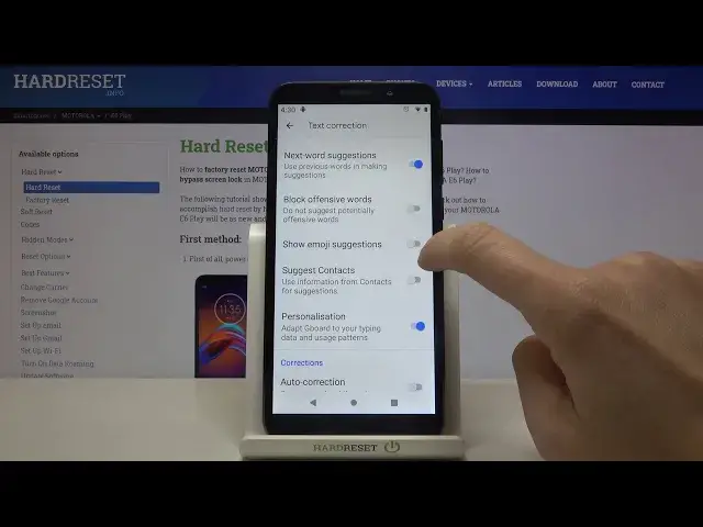 Video thumbnail for How to Activate Predictive Emoji in Motorola E6 Play – Enable Emoji Suggestion Feature
