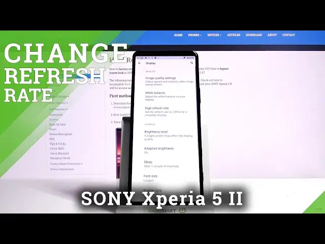 'Video thumbnail for How to Change Refresh Rate in Sony Xperia 5 II – Set Up High Refresh Rate'