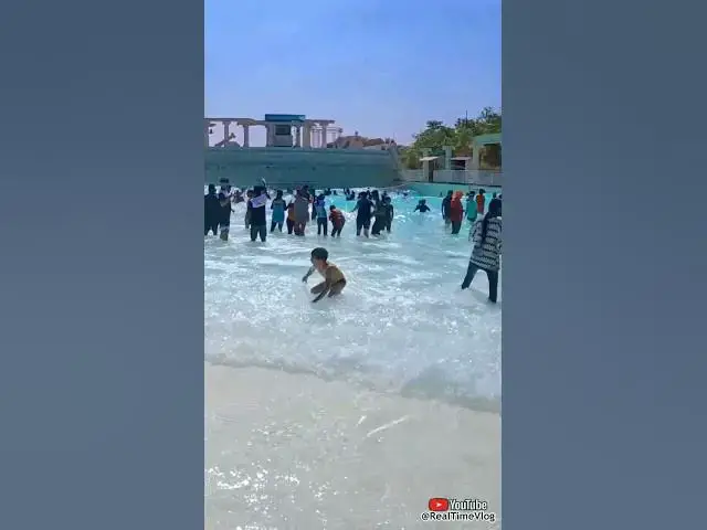 Video thumbnail for 📍AQUA IMAGICA - Wacky Wave Pool 🌊 #shorts #waterpark #wavepool