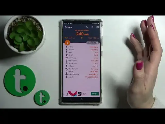 'Video thumbnail for How to Check Battery Temperature on Samsung Galaxy S23 Ultra - Ampere App'