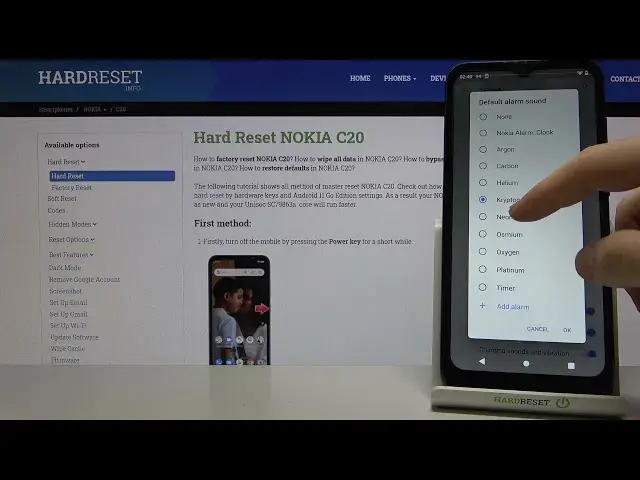 'Video thumbnail for Nokia C20 Full List Of Alarm Tones'