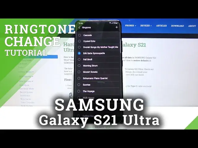 'Video thumbnail for How to Change Ringtone on SAMSUNG Galaxy S21 Ultra – Set Ringtones'