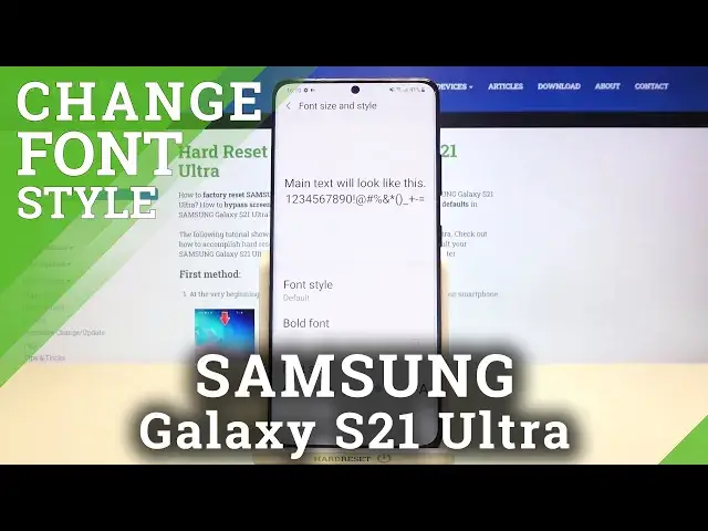 'Video thumbnail for How to Change Font Style in SAMSUNG Galaxy S21 Ultra – Change Text Style'