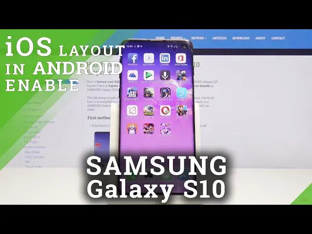 'Video thumbnail for How to Install iOS Launcher on SAMSUNG Galaxy S10 – Download Apple Layout'